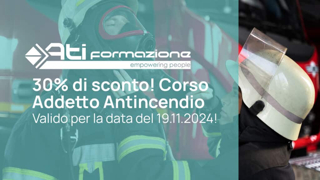 Sconto 30% Addetti Antincendio