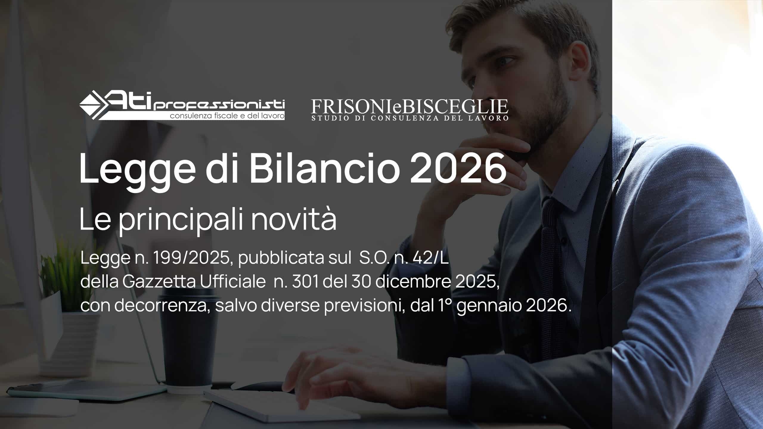 Webinar: “Legge di Bilancio 2026 – Le novità”